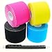 Produktbild 6 X Kinesiologie Tape 5cm x 5m | BLAU | Physio-Tape