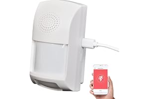 Yueyang Hausalarm mit PIR-Bewegungssensor, Mini PIR-Sensor/Motion Detectors, Infrarot Sensor kompatibel mit IOS und Android für TUYA/Smart Life App