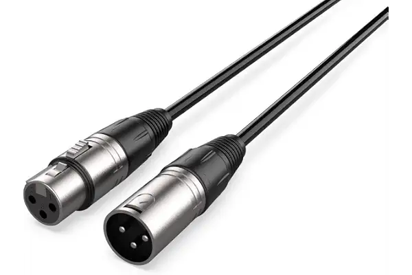 Audibax Silver Cable XLR Macho a XLR Hembra 3m Negro