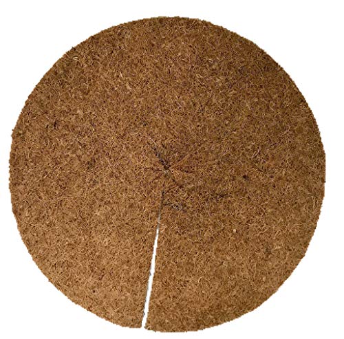 spécifications Disques de paillage 100% Noix de Coco, Paquet de 10, diamètre: 98 cm, Environ 0,7 cm d'épaisseur (9,15 EUR par pièce), Tapis approprié pour la Protection des Mauvaises Herbes, 100% biodégradable