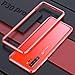 Produktbild SOOCX Kompatibel für Huawei p30 pro Fall, ultradünne metallstoßstange stoßfest fallschutz Kratzfest case matt Shell metallic fühlen 6,47 Zoll case (Color : Red Silver)