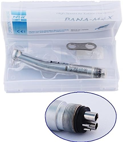 NSK Pana MAX Dental Fast High Speed Handpiece Push Button 3 Way Spray 4 Holes
