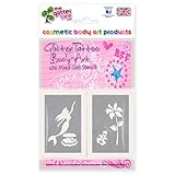 Pack Of 36 Mixed Girls Glitter Tattoo Stencils - 36 Unique Designs In Each Pack