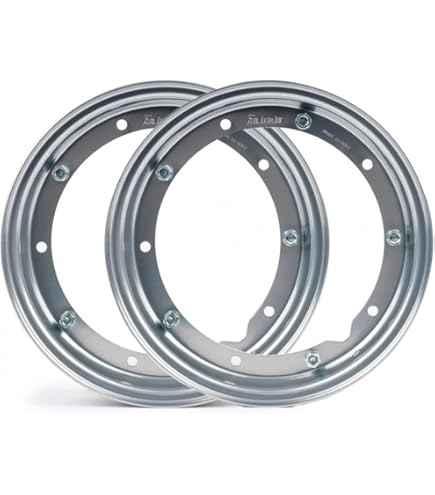 2 Cerchioni Cromati RMS 3.50-10 Per Piaggio Vespa PX 125/150/200 - Ricambio Originale Per Ruote - Foto 6