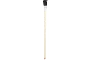 Faber-Castell 185800 Perfection Eraser Pencil with Brush - White