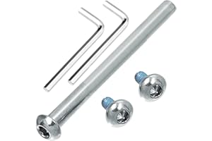 OTFAITP 24 mm - 120 mm M8 Screw for Replacement of Child Kick/Adult Scooter Wheelchair Folding Table and Chair Repair