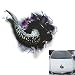 Produktbild ILS - 3D-Auto-Aufkleber-Karikatur-weiße Katze bewegt Schwanz Hinten Scheibenwischer Reflective Abziehbilder