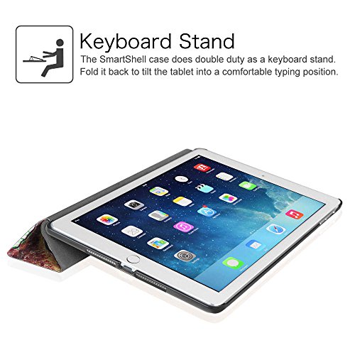 Fintie iPad Air 2 Hülle – Ultradünn Superleicht Smart Cover Schutzhülle Tasche Case mit Ständer und Auto Sleep / Wake Funktion für Apple iPad Air 2 (iPad 6 6th Generation), Liebesbaum - 9