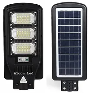 Maxxic Solar 60 watt Motion Sensor Street Light Out Door, All in One Water-Proof Automatic on Off (Black)