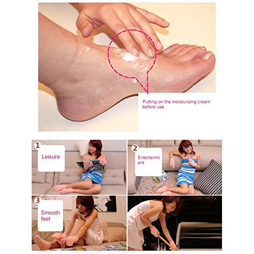 1 Paar Unisex SPA Gel Feuchtigkeitsspendende weich und geschmeidig Handschuhe/ Gel Handschuhe, Magische Unisex Kosmetikerin erweichen Whitening feuchtigkeitsspendende Behandlung Hautpflege Gel Handschuhe(Rosa) - 5