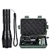 Produktbild ROOBLY Upgrade L2 LED Taschenlampe 1200 Lumen LED Taschenlampe 5 Modi Zoomable Wasserdichte Taktische Taschenlampe Für Camping Wandern Laufen Radfahren Angeln Jagd