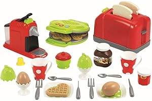 Ecoiffier Großes Spielset mit Toaster und Waffeleisen