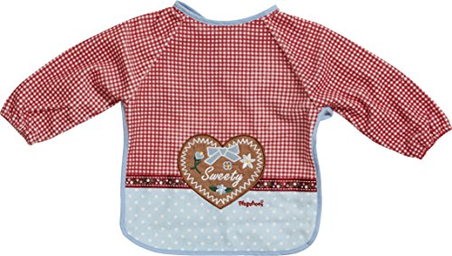 Playshoes 507127-374 Ärmel-Lätzchen, Babylätzchen Landhaus, Wasserdichte Unterlage, 39 x 34 cm