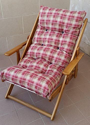 Spare Cushions Filled Cushion for Lounger Chair Relax Cotton Fabric