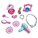 Produktbild MiLai Kinder Schmuck Spielzeug Boxed Simulation Haar Trockner Halskette Kosmetik Set Puppe, Prinzessin Mädchen Rolle Spielzeug Spielen
