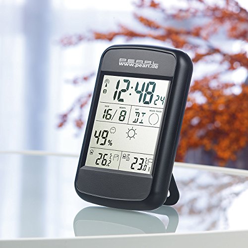PEARL Digitale Wetterstation FWS-90 mit Funkuhr, Weckalarm & Wetterprognose - 2