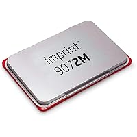 Trodat Imprint 9072M Stempelkissen, Metall, Größe 11 x 7 cm Rot