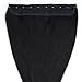 s-noilite® One Piece 16"-22" 45-100g Clip in Remy Human Hair Extensions (18"-50g,#1 Jet Black)