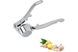 EXFU Presse ail inox, Garlic Press, manuelle d'ail, presse-ail, Facile à Nettoyer, Prend Charge Jus Gingembre, pour Restaurant Maison Cuisine
