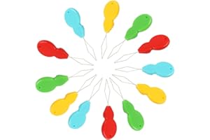 GUNWON 10pcs Needle Threader Gourd Shaped Needle Threader Easy to Insert Hand Sewing Needles, Used for Hand Sewing Cross Stitch Repair Clothing ，Assorted Colors Designed ，for Mending Clothes