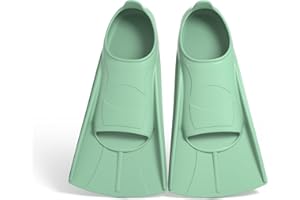 YushengTai Aletas de Natación, Aletas Cortas para Niños y Adultos, Aletas de Buceo de Silicona, para Principiantes