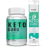 Vokin Biotech Keto Guru Tablets for weight loss 60 Tablets (Keto Guru With Keto Guru Water Soluble)