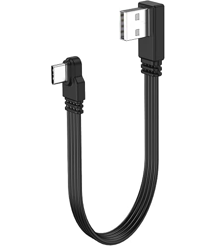 25CM corto 90 Gradi Sinistra Ad angolo retto USB 2.0 Cavo da A maschio a Micro USB B maschio Cavo di sincronizzazione dati ad angolo destro sinistro e prolunga di carica