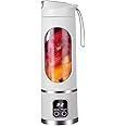 Personal Portable Rechargeable Blender with Six Blades Automatic Handheld USB Fruit Smoothie Juicer Cup Blender Cup
