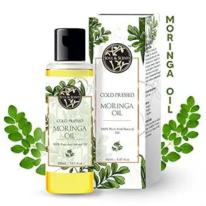 Soul & Scents Moringa Carrier Oil (150ml) Pure Cold Pressed Natural Undiluted Oil for Hair Growth and Skin Care