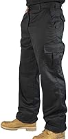 BKS Mens Combat Cargo Work Trousers Size 30 To 52 With Knee Pad Pockets - by