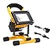 Price comparison product image BEEWAY® 10W Rechargeable Portable LED Floodlight Work Emergency Lamp Flood Light in Cool White ideal for Outdoor Camping Fishing Car Boat (IP65 2200mAh 4 Hours)