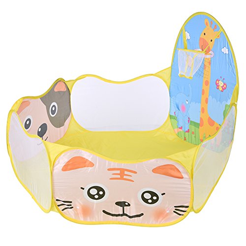 Chendongdong Children Play Tents Playpens Tents Toddler Sensory Ball Pit Play House Outdoors 120*70/30CM (not include balls)