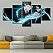 Produktbild WEPAINT Reborn Takeshi Yamamoto Anime Malerei Leinwand Wandkunst HD Drucken Malerei Dekorative Bild Modern Home Wohnzimmer 5 Stück, 40X6040X8040X100 cm