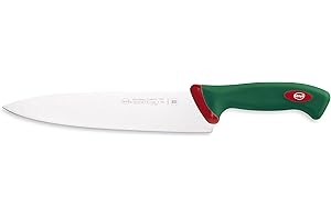 Sanelli Premana Coltello Cucina, Acciaio Inossidabile, Verde, 24 cm