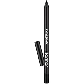 Flormar Y&uuml;ksek Pigmentli &amp; Mat Bitişli 001 Black Jel Eyeliner