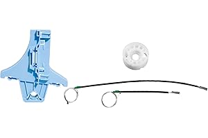 Bossmobil compatible con Golf 5, Trasero izquierdo, kit de reparación de elevalunas eléctricos