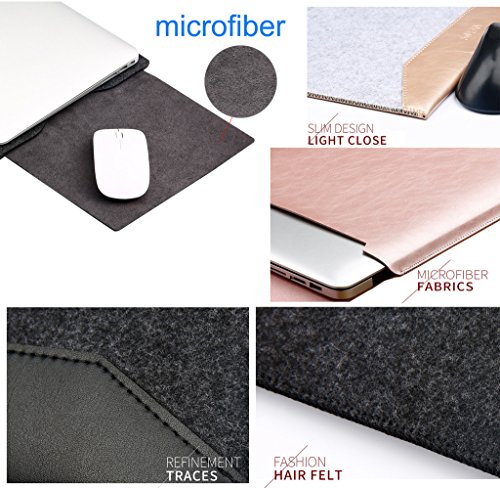 Super moderne Nachahmung Leder u  Filz Laptoptasche Tablette-Kasten-Mausunterlage-Aktenkoffer   Computer-Beutel   Laptop-Kasten   tragen Kasten zum 11