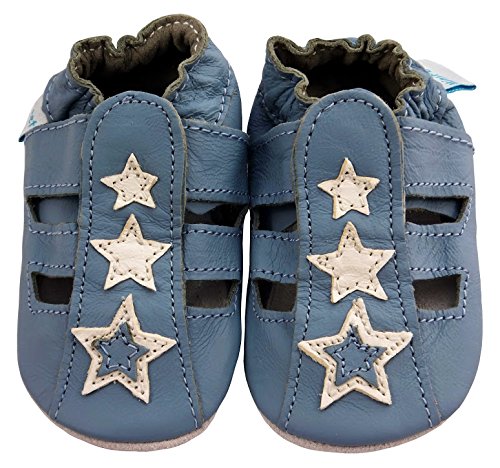 MiniFeet Premium Weich Leder babyschuhe 0-6, 6-12, 12-18, 18-24 Monate und 2-3, 3-4 Jahre - 2