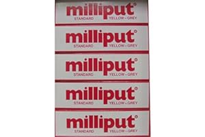 Milliput Epoxy Putty - Standard (Yellow/Grey) 113.4g Kit - 10pk by Milliput ( MB Fibreglass )