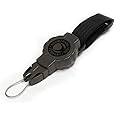 Boomerang Tool Company Hunting Retractable Gear Tether with a Retractable Kevlar Cord and Carabiner, Hook & Loop Strap or Belt Clip and Universal Wire End Fitting - Made in The USA