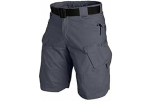 Syfinee Short tactique pour homme, coupe décontractée, séchage rapide, respirant, imperméable - pour randonnée, escalade, camping