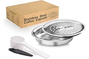 BENFUCHEN Capsule de café en acier inoxydable pour filtre réutilisable Philips Senseo System Espresso Crema Maker