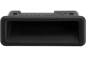 UENOPEDIN MJ Heckklappe Kofferraumdeckel Druckknopf Entriegeln Schalter, Heckklappengriff Drucktastenschalter Kompatibel mit 1er 3er 5er E88 E82 E90 93 92 91 E60 E61 X1 X5 X6 2004-2018, Ersatz für 51247118158