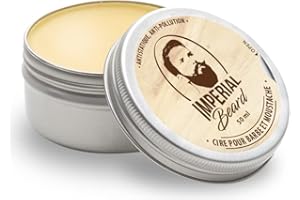 IMPERIAL BEARD - Cire à Barbe et Moustache - Entretien Barbe - Fabrication Française - 50 ml