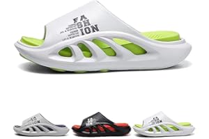 POCHY Mens Recovery Sandals With Comfortable Plantar Fasciitis Fashion