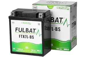 Accu Fulbat YTX7L-BS Gel 12V 6Ah (Onderhoudsvrij)