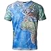 Produktbild Dragon868 Herren T-Shirt Kurzarmshirt Top 3D Print Shirt Casual Basic O-Neck (Mehrfarbig, XL)