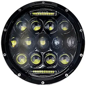 ATZ 7-inch LED with Daytime Running Light Round Headlight (75W)