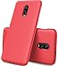 Produktbild iBetter Oneplus 6T Hülle, Ultra Thin Tasche Cover Silikon Handyhülle Stoßfest Case Schutzhülle Shock Absorption Backcover Hüllen passt für Oneplus 6T Smartphone (Rot)