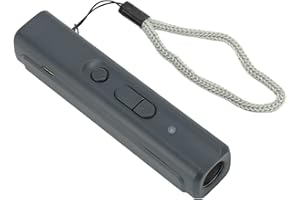 Dpofirs Ultraschall Hundejäger, Ultraschall Hundevertreiber, Ultraschall Hundetrainer, Tragbares, Tragbares, Elektronisches Hundeabwehrgerät, Trainingsgerät(Dunkelgrau)